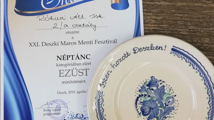 Néptáncos másodikosaink Ezüst Minősítése