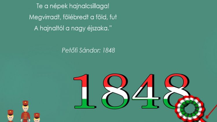 Március 15-ét ünnepeljük