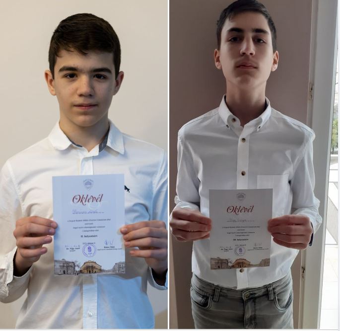Radnóti angol Nyelvi Tehetségkutató Verseny - két előkelő helyezés