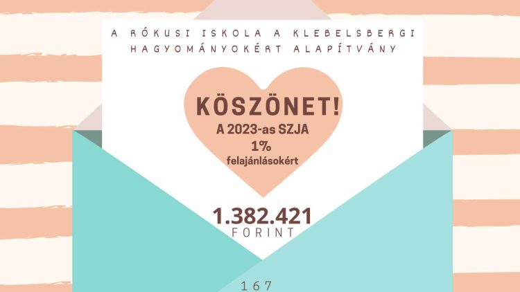 SZJA 1% Köszönjük!