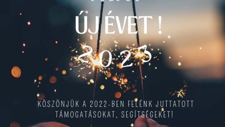 Köszönet a cégeknek és a családoknak a 2022-es támogatásokért!