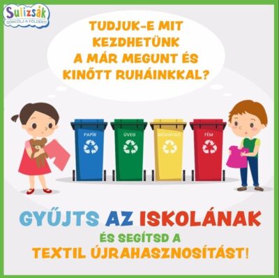 Sulizsák ruhagyűjtés