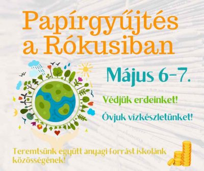 Május 6-7-én papírgyűjtés