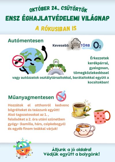 Okt. 24. Klímavédelem napja