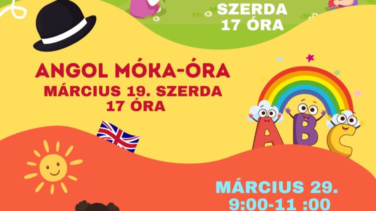 Március 29-én, szombat délelőtt várjuk az Óvodásokat!