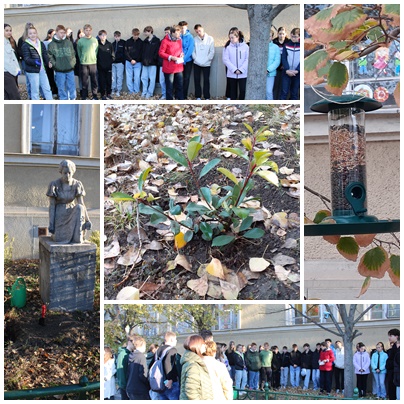 Ballagási emlékcserjék ültetésével zöldítettük környezetünket